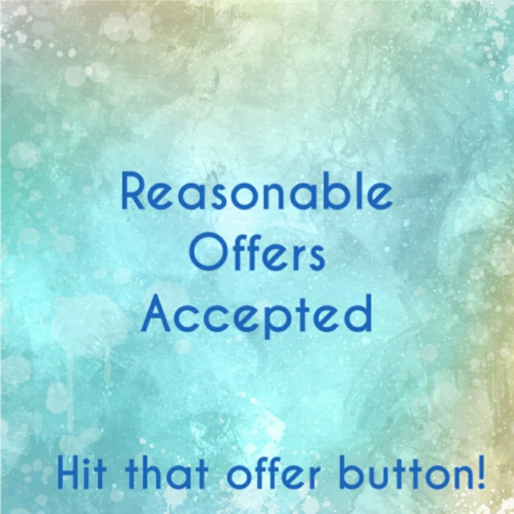 Reasonable Offers Accepted